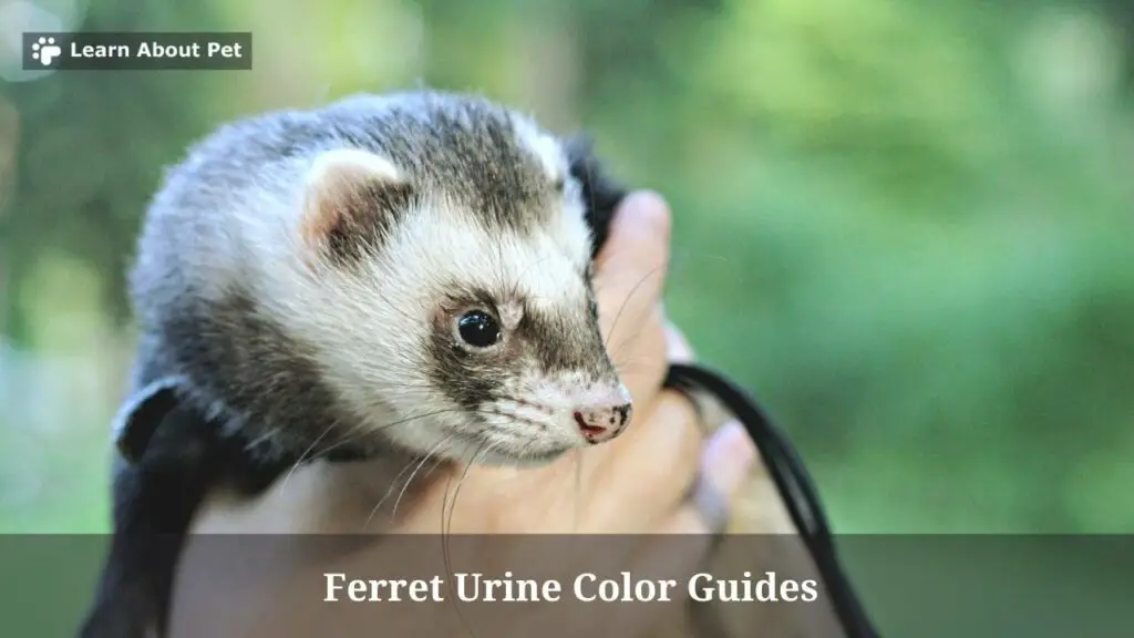 Ferret urine color guides